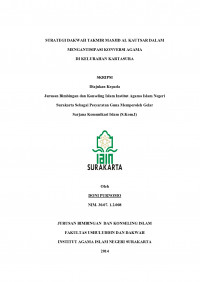 Strategi Dakwah Takmir Masjid Al-Kausar Dalam Menghadapi Konversi Agama Di Kelurahan Kartasura