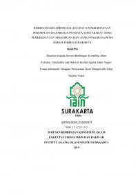 Bimbingan Kelompok dalam Upaya Pemberdayaan Perempuan di Lembaga Swadaya Masyarakat (LSM) Pemberdayaan Perempuan dan Anak Pinggiran (PPAP) Seroja Jebres Surakarta
