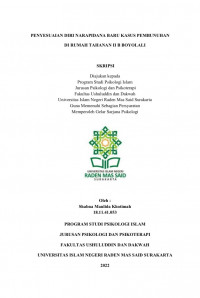 PENYESUAIAN DIRI NARAPIDANA BARU KASUS PEMBUNUHAN DI RUMAH TAHANAN KELAS II B BOYOLALI