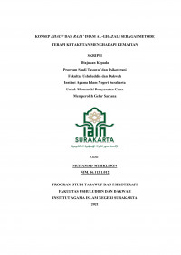 Khauf dan Raja' Imam Al-Ghazali Sebagai Metode Terapi Ketakutan Menghadapi Kematian