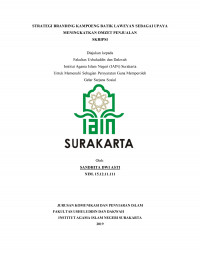 Strategi Branding Kampoeng Batik Laweyan Sebagai Upaya meningkatkan Omzet Penjualan