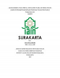 Akurasi Berita pada Portal Jurnalisme Warga di Media Online (Analisis isi Deskriptif Kuantitatif pada Pemberitaan Tsunami Selat Sunda di Kompasiana.com)