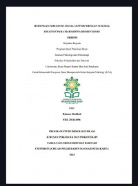 Hubungan Perceived Social Support dengan Ide Bunuh Diri pada Mahasiswa Broken Home