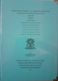 Tafsir Surah Al-Fatihah Ayat 1-5  Perspektif Ustadz Afifi M.M Di Akun Instagram @Smart.quraners (2021-2022)