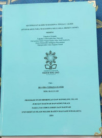 Kecemasan Karir Mahasiswa Tingkat Akhir (Studi Kasus Pada Mahasiswa Keluarga Broken Home)