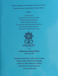 Strategi Berdoa Nabi Zakariya Dalam Al-Qur'an (Telaah Atas Tafsir Al-Misbah Karya M. Quraish Shihab)