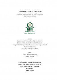 'Aisyah Dalam Periwayatan Hadis (Studi Atas Tema-tema Hadis Riwayat 'Aisyah daslam Kitab Shahih Bukhari)