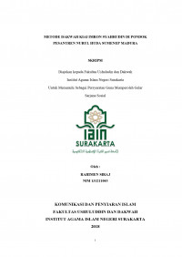 Metode Dakwah Kiai Imron Syahrudin di Pondok Pesantren Nurul Huda Sumenep Madura
