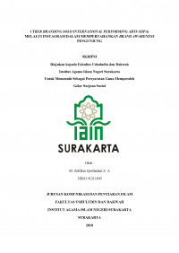 CYBER BRANDING SOLO INTERNATIONAL PERFORMING ART (SIPA) MELALUI INSTAGRAM DALAM MEMPERTAHANKAN BRAND AWARENESS PENGUNJUNG