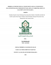 Bimbingan Individu dengan Teknik Motivational Interviewing dalam Meningkatkan Resiliensi Warga Binaan Narkotika di Rutan Kelas IIb Wates Yogyakarta