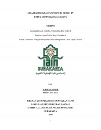 STRATEGI PROGRAM NEWSLINE DI METRO TV UNTUK MENINGKATKAN RATING