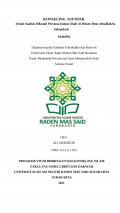 Konseling Sufistik (Studi Analisis Hikmah Pertama Dalam Kitab Al-Hikmah Ibnu Athaillah As-Sakandari)