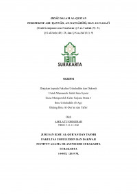 Ibdal dalam Al-Qur'an Perspektif Abu Hayyan, AN-Naisaburi, dan An-Nasafi (Studi Komparasi atas Penafsiran QS. At-Taubah (9): 33, QS. Al-Fath (48): 28 dan QS As-Saf (61): 9)