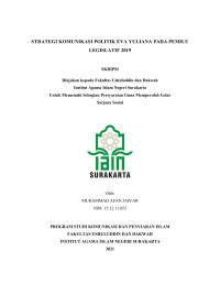 Strategi Komunikasi Politik Eva Yuliana pada Pemilu Legislatif 2019