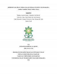 REPRESENTASI PESAN MORAL DALAM MURAL LUPAFONT DI SURAKARTA (ANALISIS SEMIOTIKA CHARLES SANDERS PEIRCE)