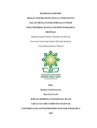 KONSELING INDIVIDU DENGAN TEKNIK MOTIVATIONAL INTERVIEWING DALAM MENGATASI KECERDASAN EMOSI PADA PENERIMA MANFAAT DI PPSW SURAKARTA