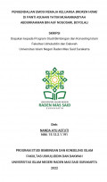 PENGENDALIAN EMOSI REMAJA KELUARGA BROKEN HOME DI PANTI ASUHAN YATIM MUHAMADIYAH ABDURRAHMAN BIN AUF NOGOSARI, BOYOLALI