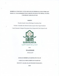 BIMBINGAN INDIVIDU UNTUK MENANGANI PERMASALAHAN PERILAKU SEKSUAL ANAK BERKEBUTUHAN KHUSUS DI SLB AUTIS MITRA ANANDA COLOMADU KARANGANYAR