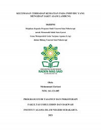 Kecemasan terhadap Kematian pada Individu yang Mengidap Sakit Asam Lambung