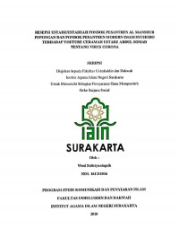 Resepsi Ustadz/Ustadzah Pondok Pesantren Al Manshur Popongan Dan Pondok Pesantren Modern Imam Syuhodo Terhadap Youtube Ceramah Ustadz Abdul Somad Tentang Virus Corona
