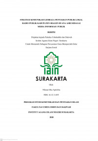 Strategi Komunikasi Lembaga Penyiaran Publik Lokal Radio Publik Kabupaten Sragen Sebagai Media Informasi Publik
