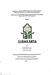 Hubungan Antara Menonton Drama Korea Dengan Perilaku Imitasi Gaya Hidup pada Mahasiswa (Studi Korelasi pada Mahasiswa Program Studi Komunikasi dan Penyiaran Islam Angkatan 2017 IAIN Surakarta)