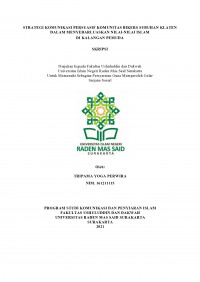 Strategi Komunikasi Persuasif Komunitas Bikers Subuhan Klaten Dalam Menyebarluaskan Nilai-nilai Islam Di Kalangan Pemuda
