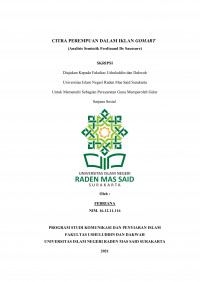 CITRA PEREMPUAN DALAM IKLAN GOMART (Analisis Semiotik Ferdinand De Saussure)