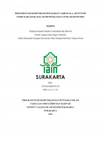 Implementasi Komunikasi Pemasaran Cakrawala Adventure Store Kartasura Dalam Meningkatkan Jumlah Konsumen