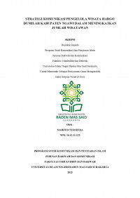 STRATEGI KOMUNIKASI PENGELOLA WISATA HARGO DUMILAH KABUPATEN NGAWI DALAM MENINGKATKAN JUMLAH WISATAWAN