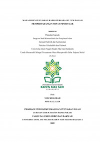 MANAJEMEN PENYIARAN RADIO PERSADA 102.2 FM DALAM MEMPERTAHANKAN MINAT PENDENGAR