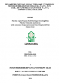 Pengaruh Dukungan Sosial terhadap Efikasi Diri Wanita Tuna Susila mengikuti Rehabilitasi Sosial di Panti Pelayanan Wanita (Wanodyatama) Surakarta