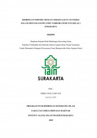 Bimbingan Individu dengan Terapi Client Centered dalam Menangani Pecandu Narkoba di Rutan Kelas 1 Surakarta