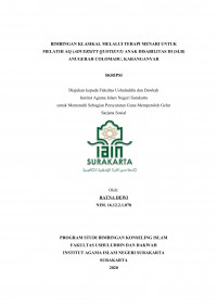 Bimbingan Klasikal melalui Terapi Menari untuk Melatih AQ (Adversity Quotient) Anak Disabilitas di SLB Anugerah Colomadu, Karanganyar