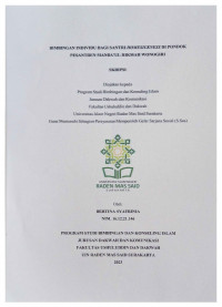 Bimbingan Individu Bagi Santri Homesickness di Pondok Pesantren Manba'ul Hikmah Wonogiri