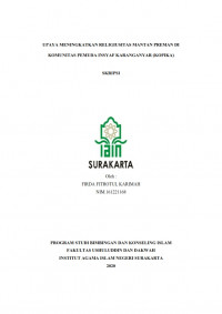 Upaya Meningkatkan Religiusitas Mantan Preman di Komunitas Pemuda Insyaf Karanganyar (KOPIKA)