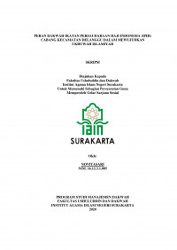 Peran Dakwah Ikatan Persaudaraan Haji Indonesia (IPHI) Cabang Kecamatan Delanggu Dalam Mewujudkan Ukhuwah Islamiyah.