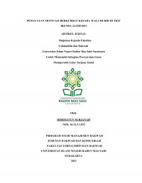 PENGUATAN MOTIVASI BERKURBAN KEPADA WALI MURID DI TKIT IBUNDA JATIPURO