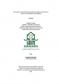 NILAI-NILAI FILOSOFIS MANASIK HAJI SERTA KAITANNYA DENGAN KONSEPSI HAJI MABRUR