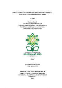 Strategi Membangun Brand Image Sunan Tour & Travel Untuk Meningkatkan Jamaah Umrah