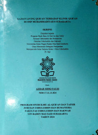 Kajian Living Qur’an Terhadap Klinik Qur’an Di Smp Muhammadiyah 8 Surakarta