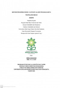 Metode Penafsiran Buku I Love My Al-Qur’an (Ilma) Karya Tim Pelangi