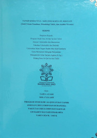 Tafsir Soerat Wal-‘Asri (1925) karya St. Khayati (Studi Teknis Penulisan, Metodologi Tafsir, dan Analisis Wacana)