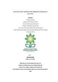 Post-traumatic Growth pada Perempuan Penyintas Bullying