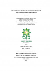 Bentuk-Bentuk Prokrastinasi Mahasantri Pondok Pesantren Mahasiswa Di Sukoharjo