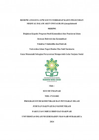 Resepsi Anggota Lpm Locus Terhadap Kasus Pelecehan Seksual Dalam Akun Instagram @Magdaleneid