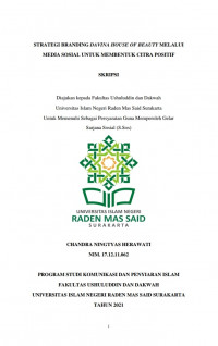 Strategi Branding Davina House Of Beauty Melalui Media Sosial Untuk Membentuk Citra Positif