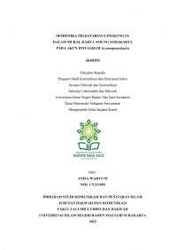 SEMIOTIKA PELESTARIAN LINGKUNGAN DALAM MURAL KARYA YOUNG SURAKARTA PADA AKUN INSTAGRAM @YOUNGSURAKARTA