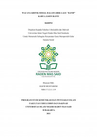 Wacana Kritik Sosial Dalam Lirik Lagu 