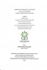 REPRESENTASI KEKERASAN DALAM FILM THE CALL OF THE WILL (ANALISIS SEMIOTIKA FERDINAND DE SAUSSURE)